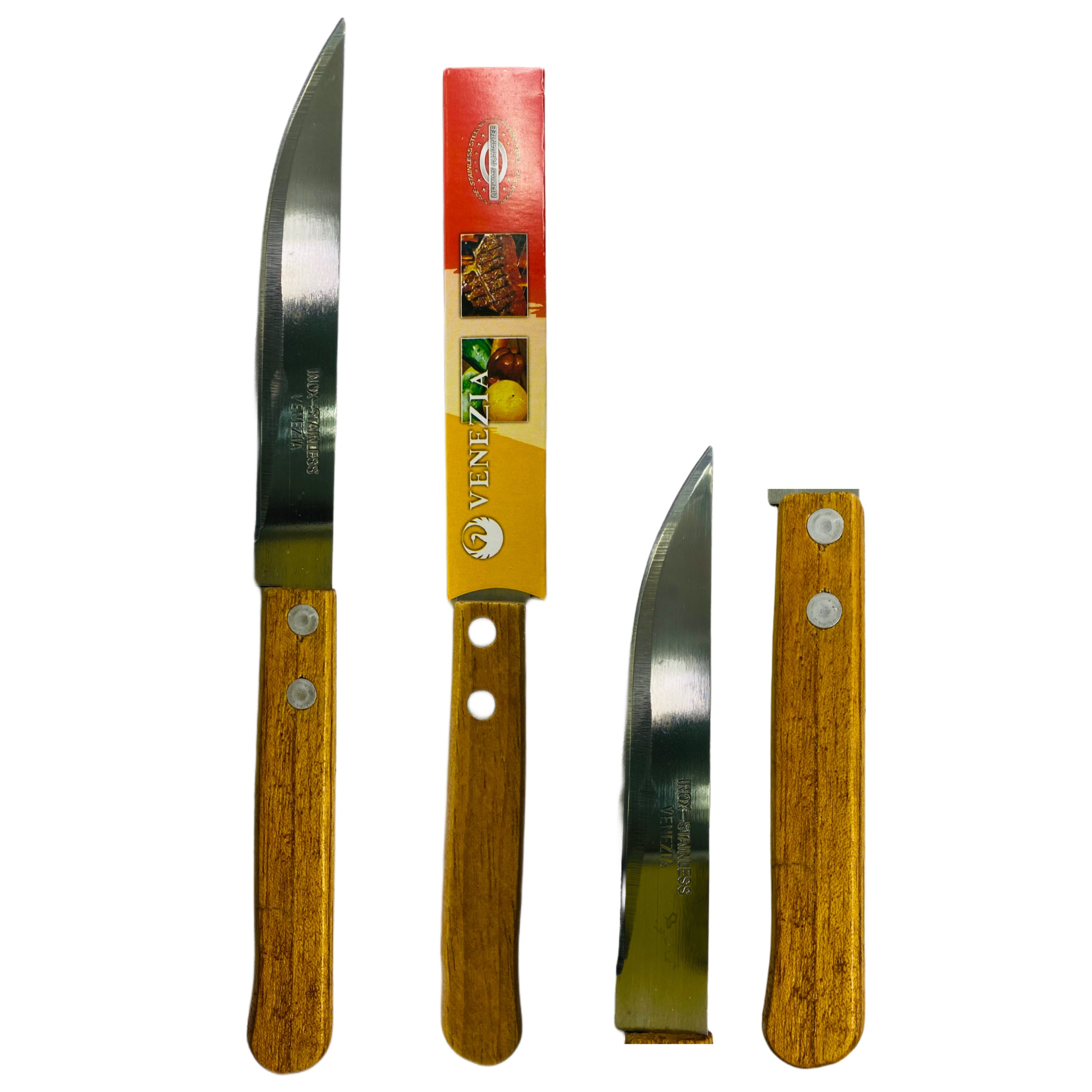 CUCHILLO MADERA VENEZIA 4” CUCHILLO MADERA VENEZIA 4”